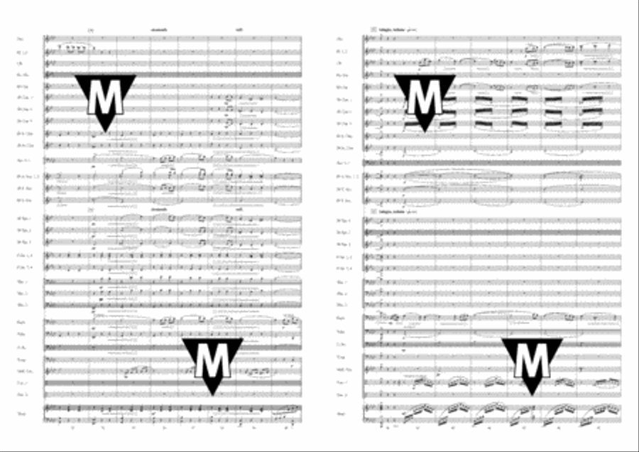 Old Russian Romances Concert Band scores gallery preview page 11