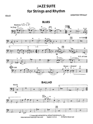 Jazz Suite for Strings and Rhythm: Cello
