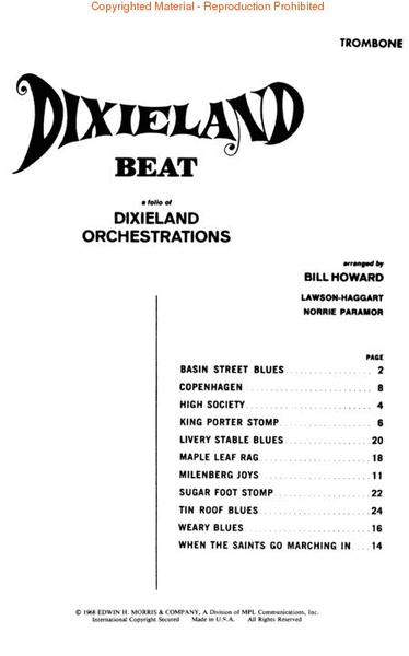 Dixieland Beat No. 1 - Trombone