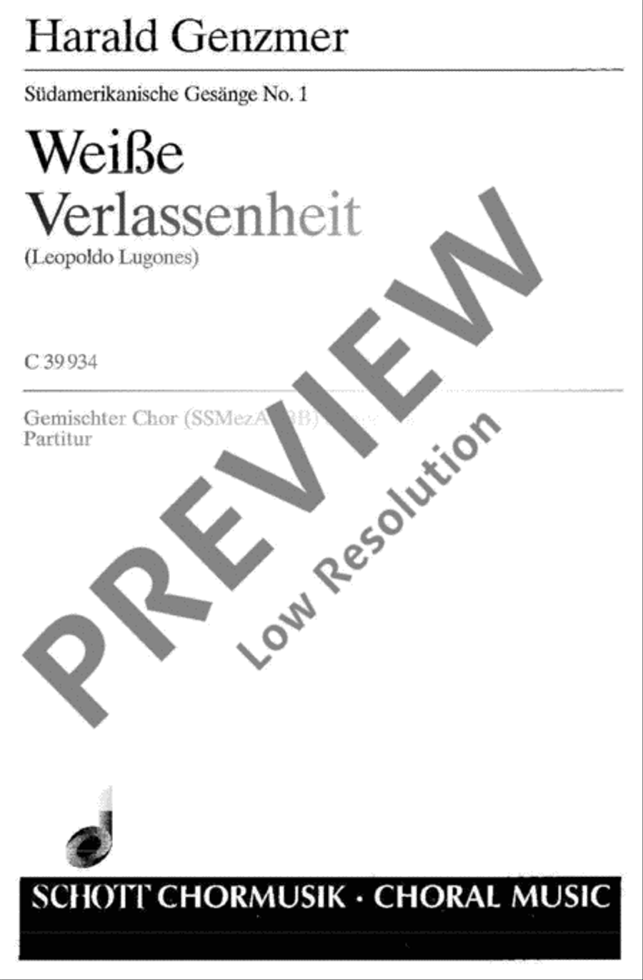 Südamerikanische Gesänge Mixed Choir scores gallery preview page 2
