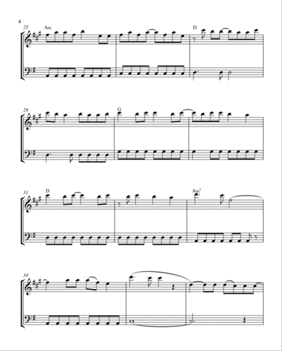 You Belong With Me Woodwind Duet scores gallery preview page 4