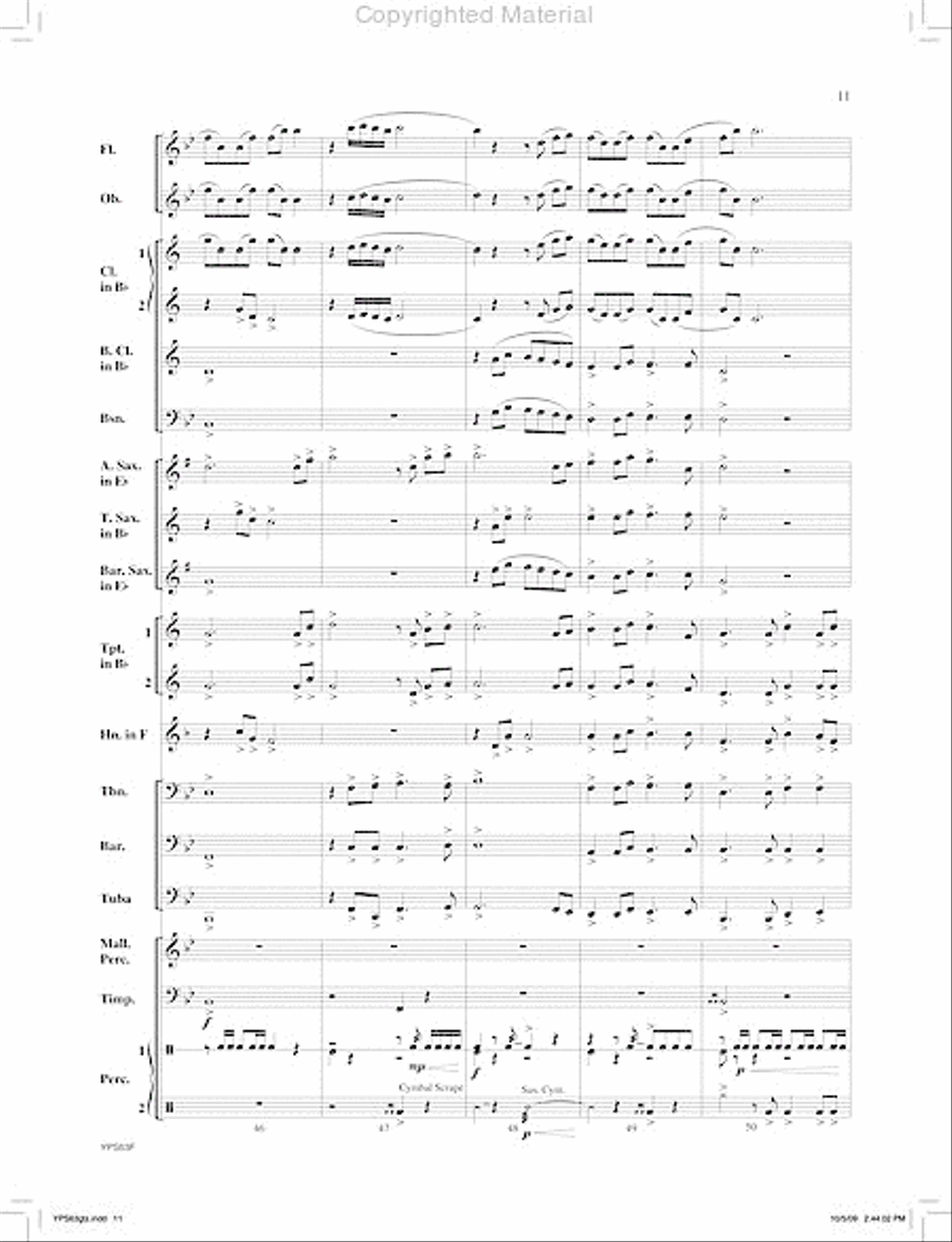 For Our Heroes Concert Band scores gallery preview page 12