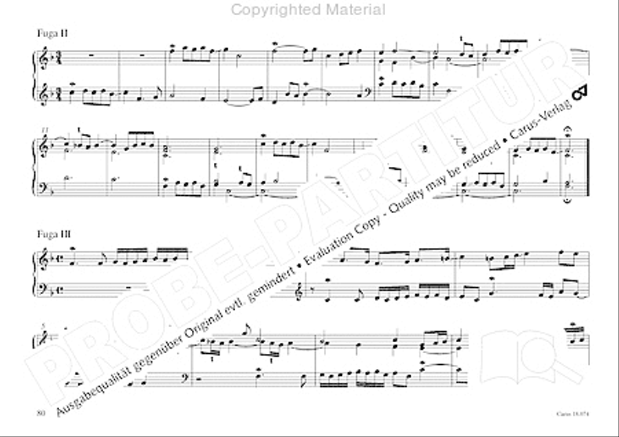 Organo pleno. Orgelstucke zum Ein- und Auszug Organ Solo scores gallery preview page 88