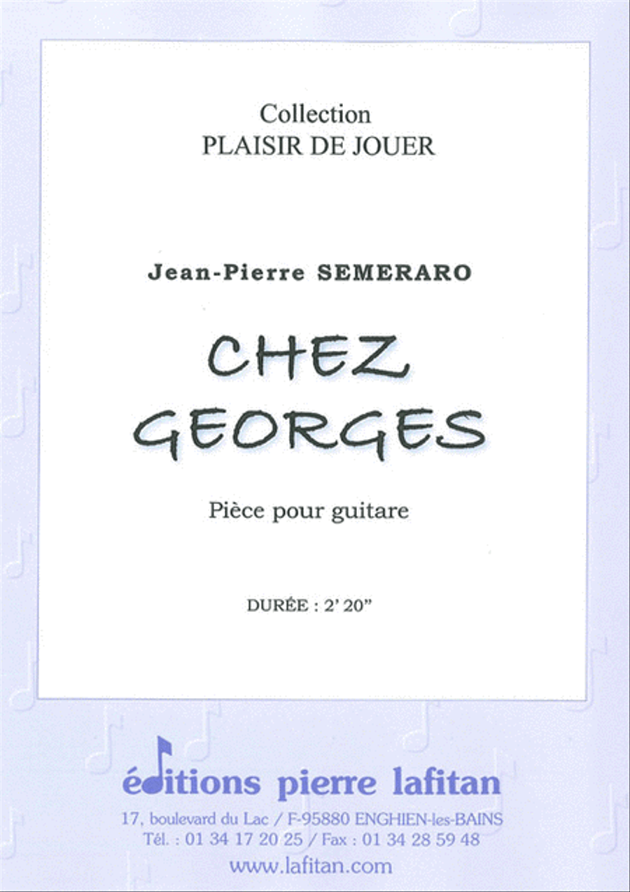 Chez Georges Guitar scores gallery preview page 1