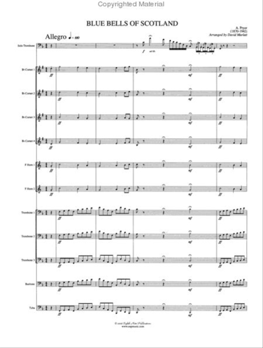 Blue Bells of Scotland Small Ensemble scores gallery preview page 5