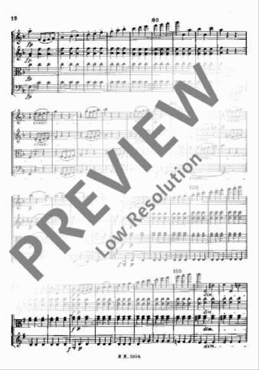 String Quartet F major String Quartet scores gallery preview page 19