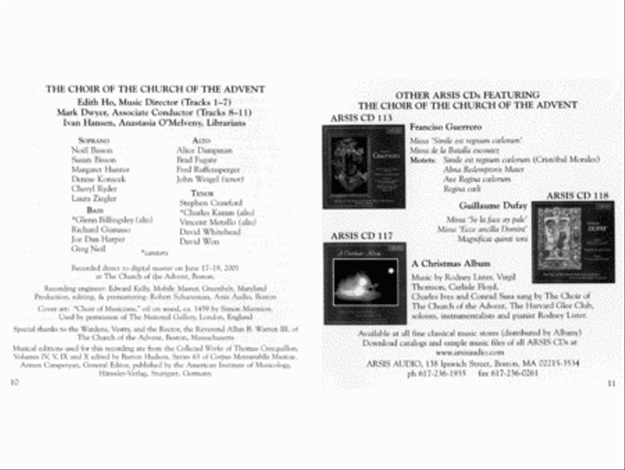 Music by Thomas Crecquillon, Volume I CD scores gallery preview page 7