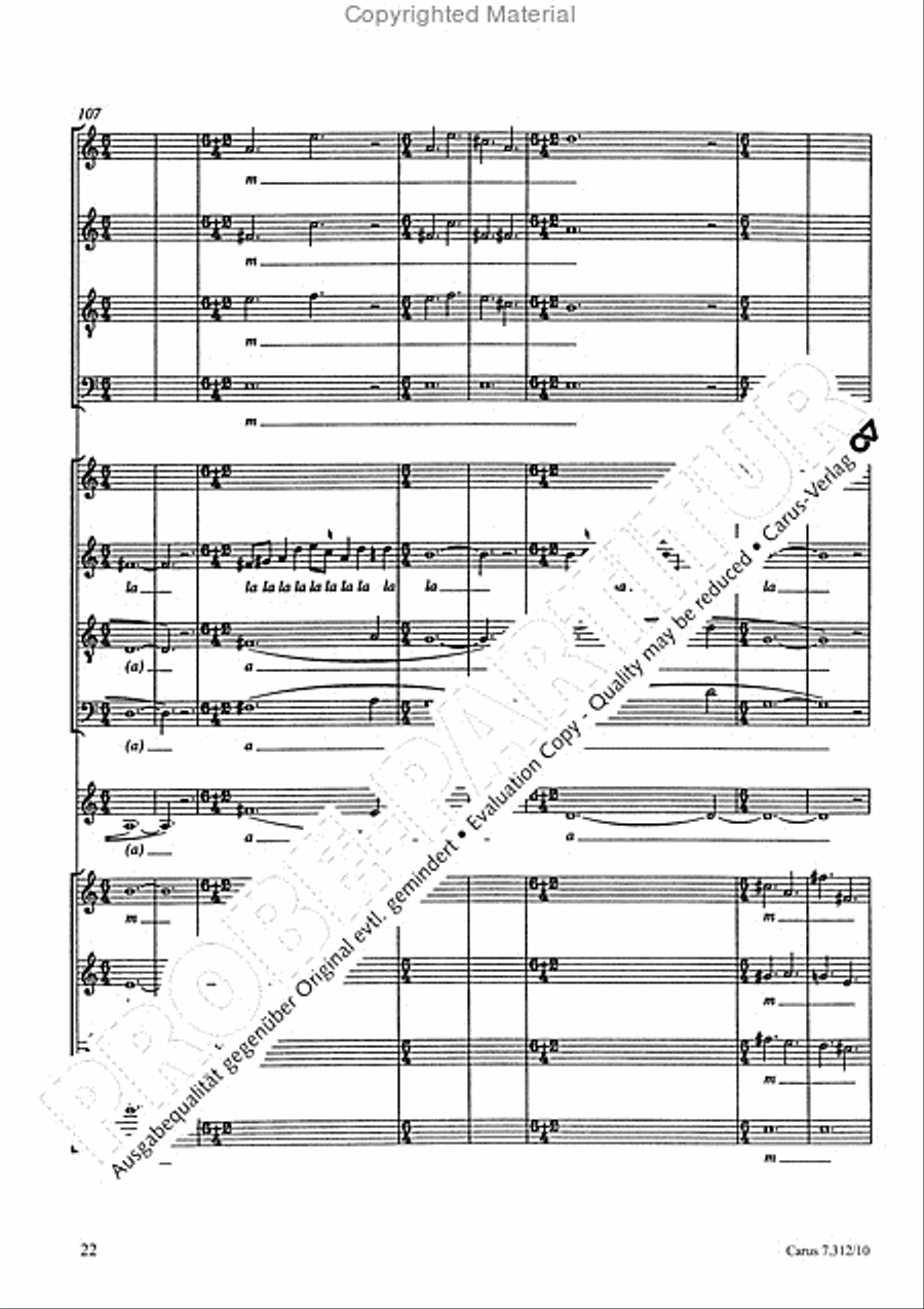 Variationen mit Celan-Gedichten III 4-Part scores gallery preview page 23