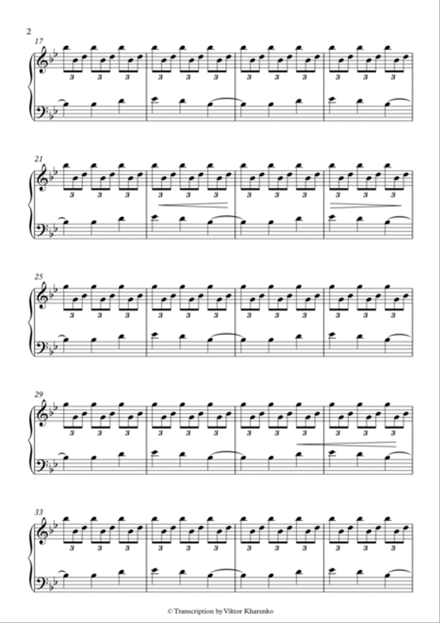Komorebi Piano Solo scores gallery preview page 2