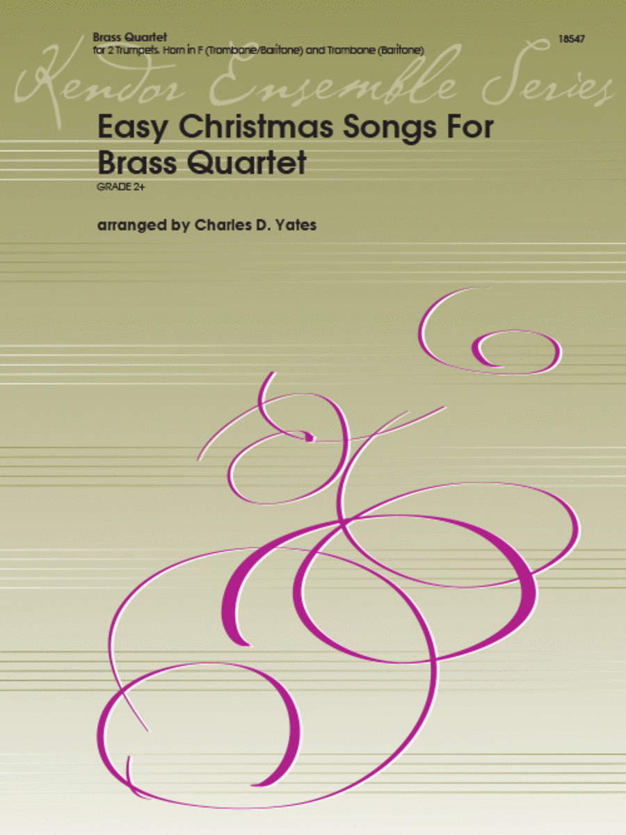 Easy Christmas Songs For Brass Quartet Brass Quartet scores gallery preview page 1