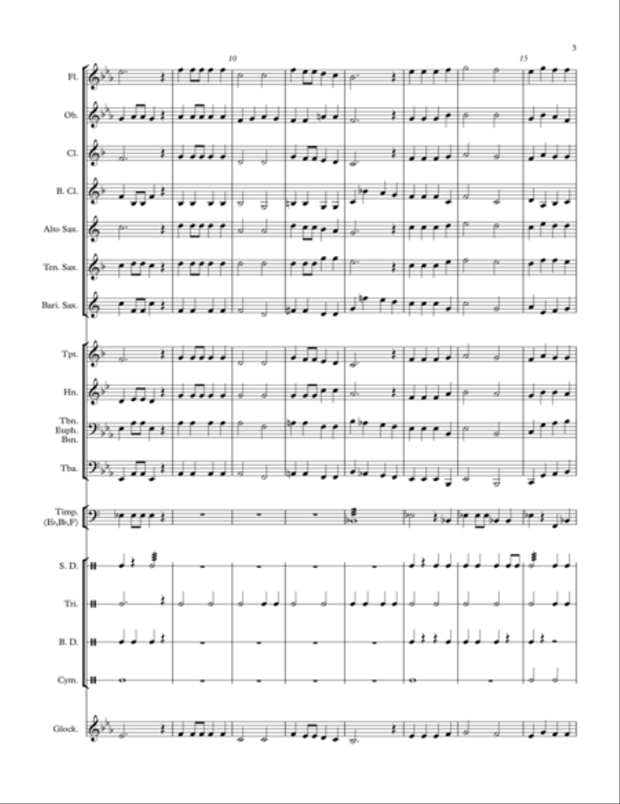 Four Easy Pieces (Grade 1 Concert Band) Four Easy Pieces (Grade 1 Concert Band) Concert Band scores gallery preview page 3