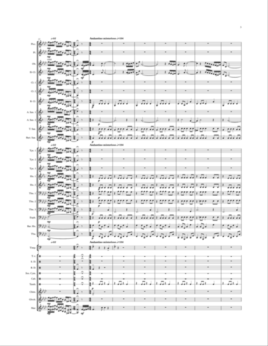 Black Tiger Concert Band scores gallery preview page 3