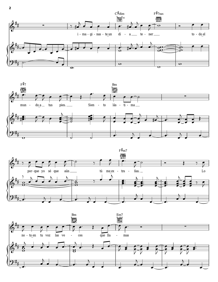 Te Conozco Bien Te Conozco Bien Acoustic Guitar scores gallery preview page 2