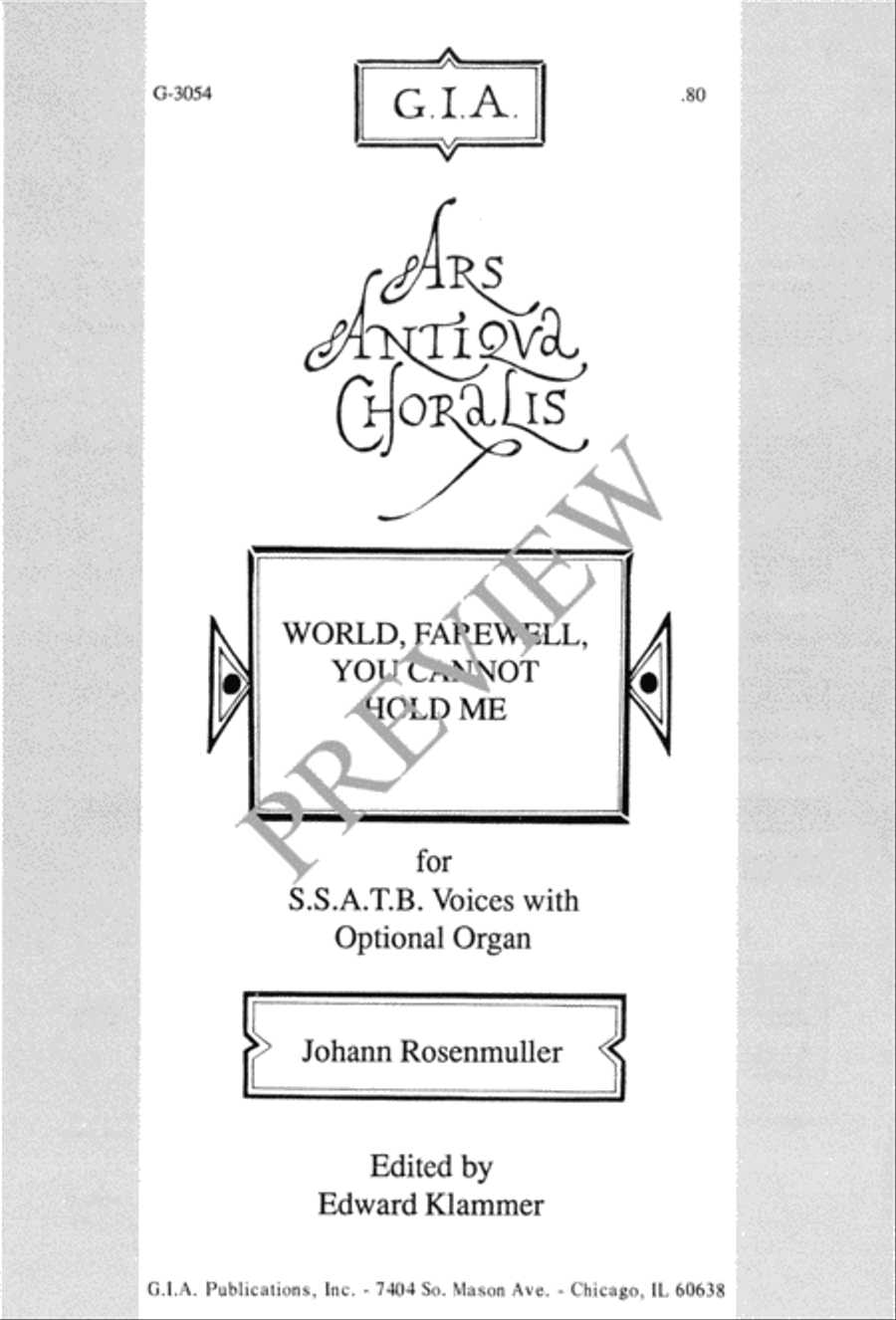 World, Farewell, You Cannot Hold Me SSATB scores gallery preview page 2