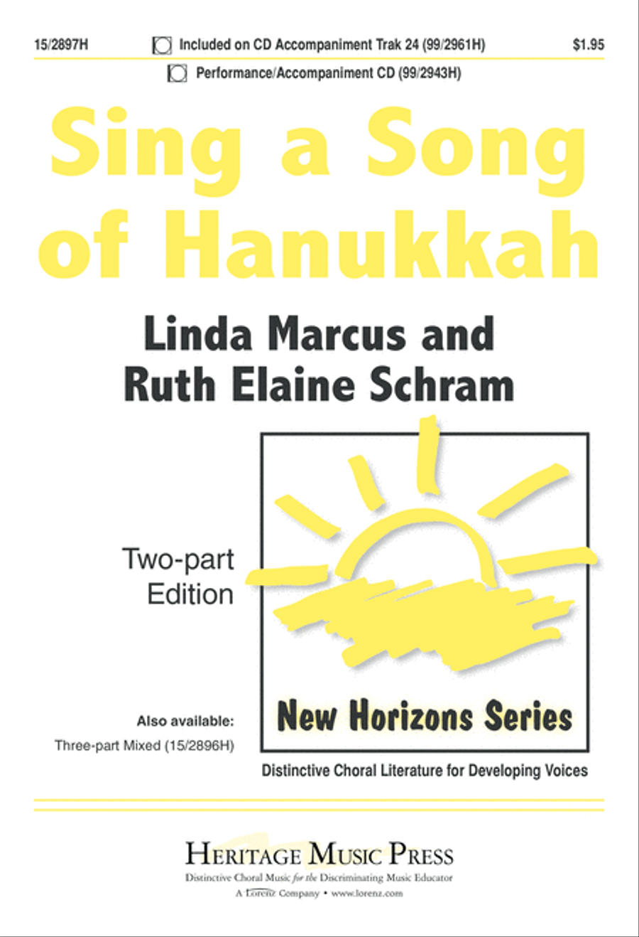 Sing a Song of Hanukkah 2-Part scores gallery preview page 1