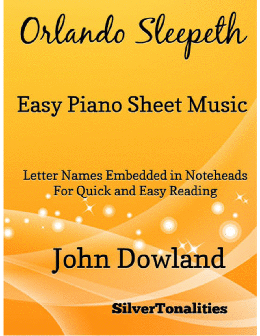 Orlando Sleepeth Easy Piano Sheet Music