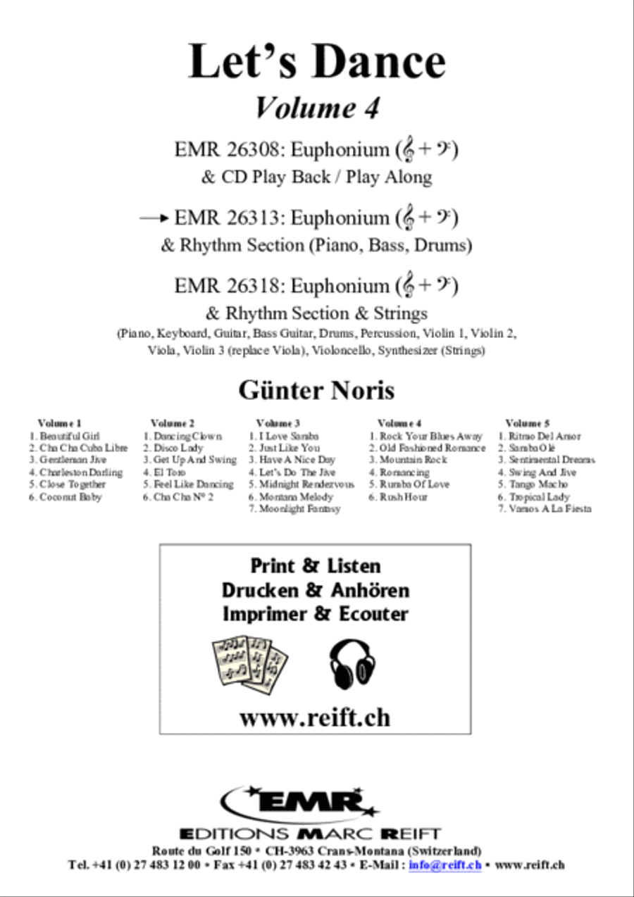 Let's Dance Volume 4 Let's Dance Volume 4 Euphonium scores gallery preview page 2