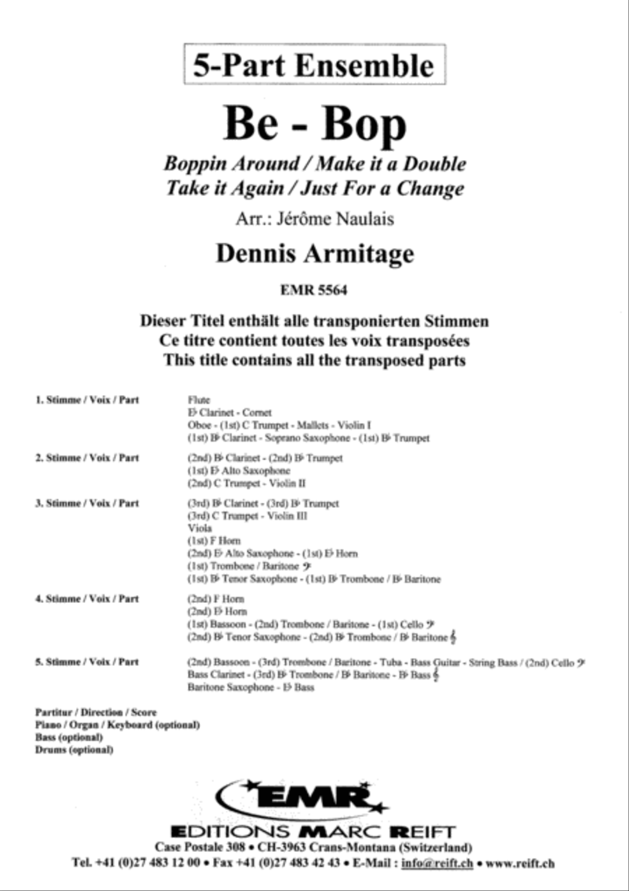 Be - Bop Concert Band scores gallery preview page 2