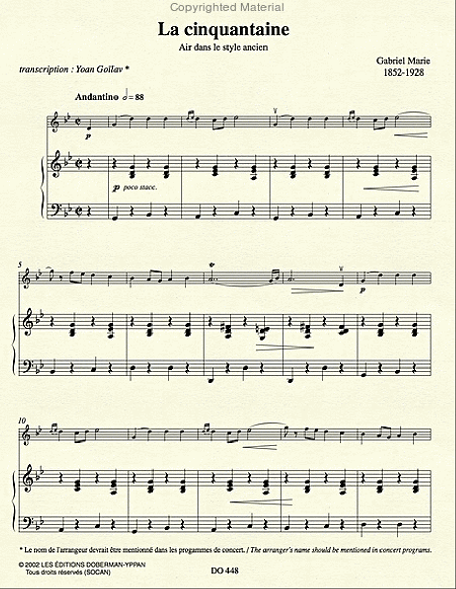 Concert Pieces for the Double Bass, Vol. 2 (bass / piano) Double Bass scores gallery preview page 2