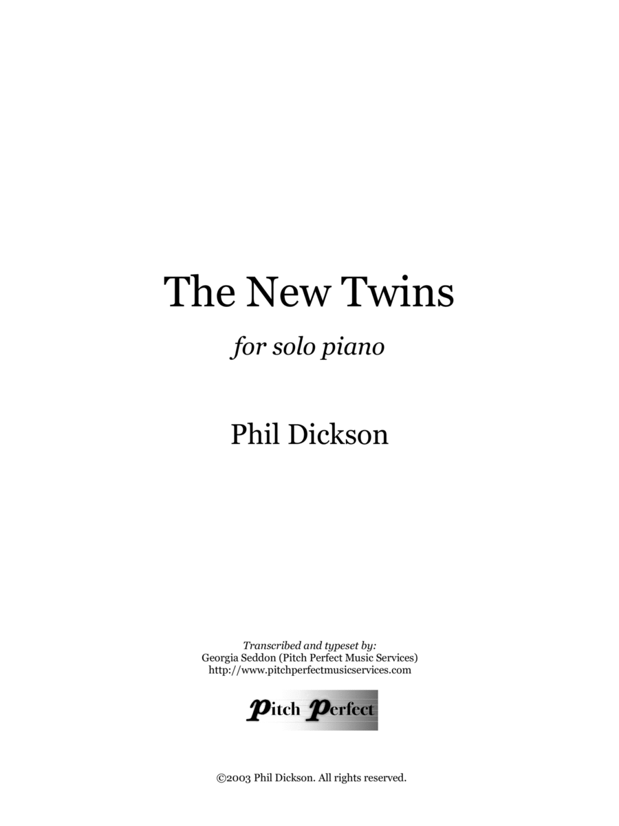 The New Twins - by Phil Dickson image number null