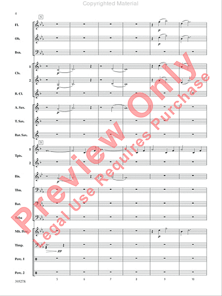 A Celebration of Taps A Celebration of Taps Concert Band scores gallery preview page 4