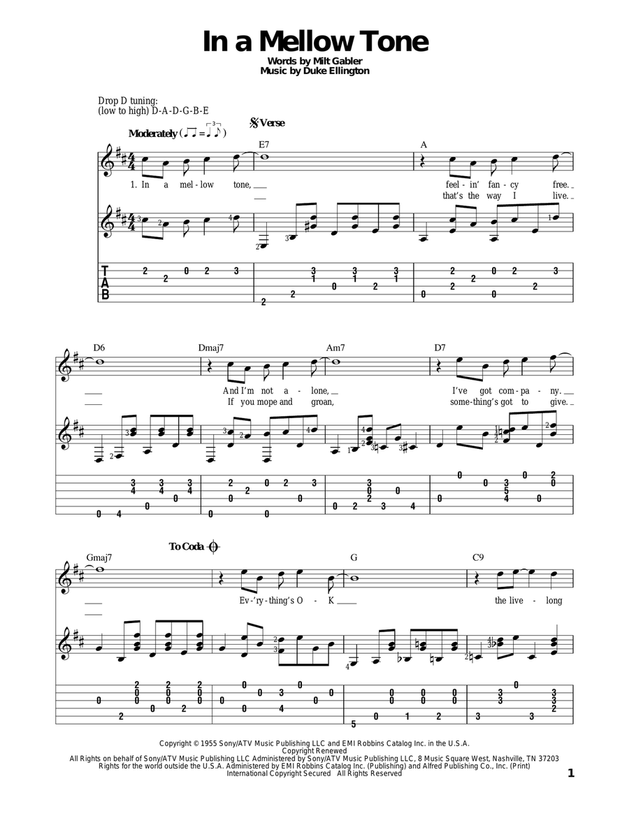 In A Mellow Tone