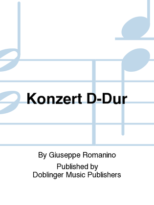 Book cover for Konzert D-Dur