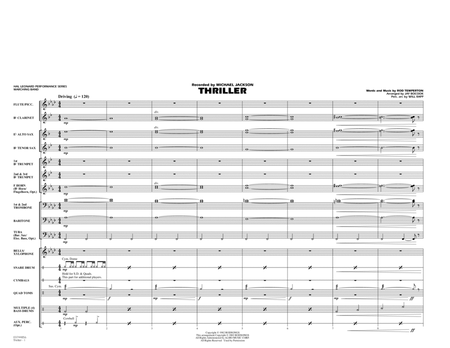 Thriller - Full Score image number null
