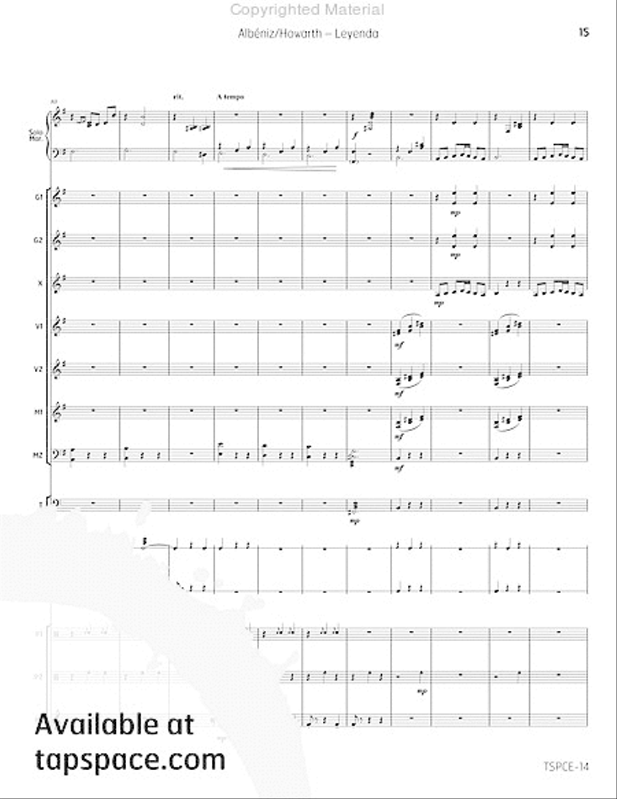 Leyenda Percussion Ensemble scores gallery preview page 18