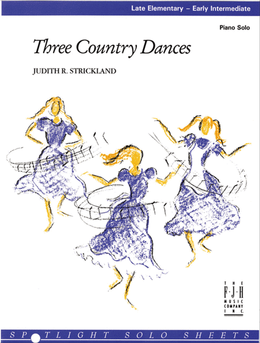 Three Country Dances Easy Piano scores gallery preview page 2