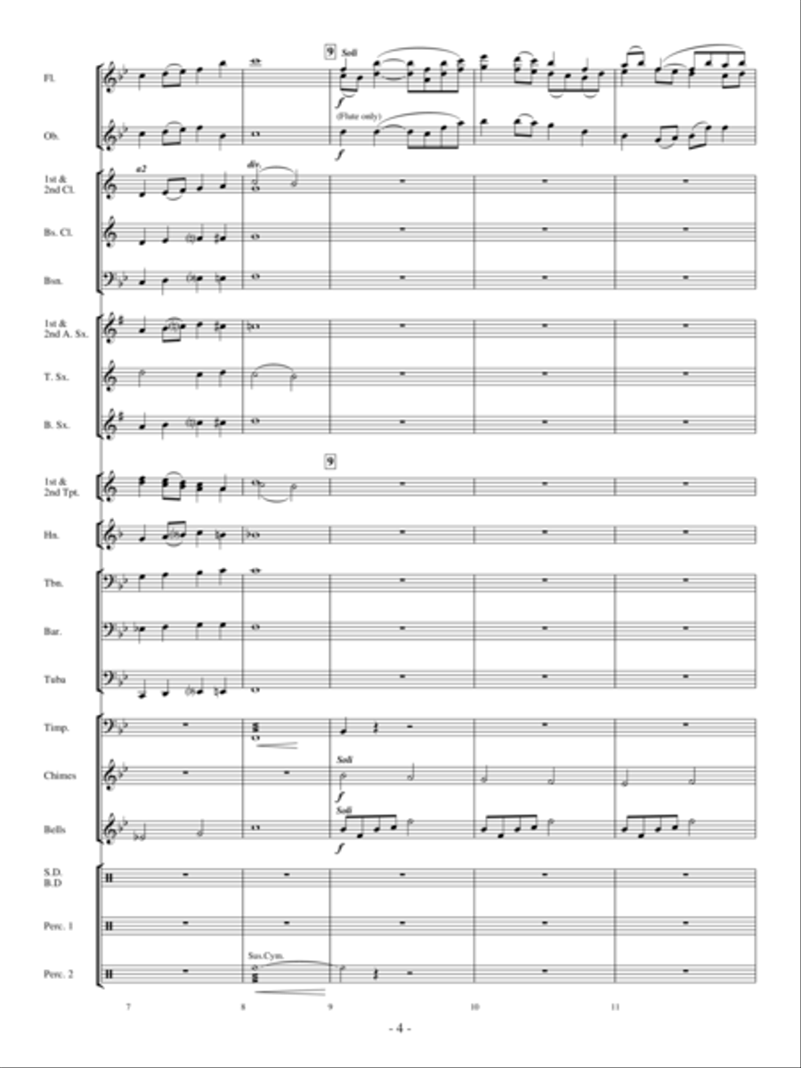 Kaleidoscope Concert Band scores gallery preview page 3