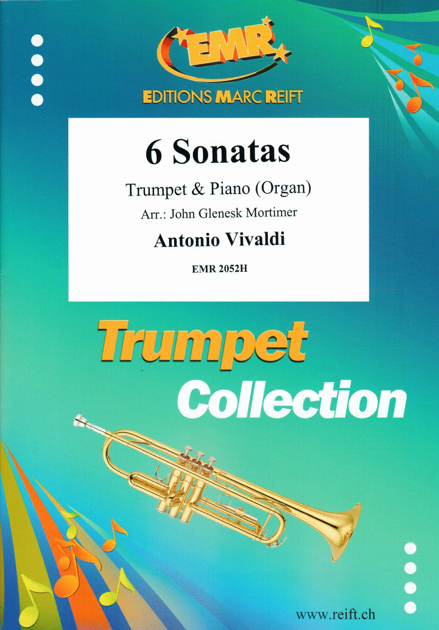 6 Sonatas by Antonio Vivaldi Trumpet Solo - Sheet Music