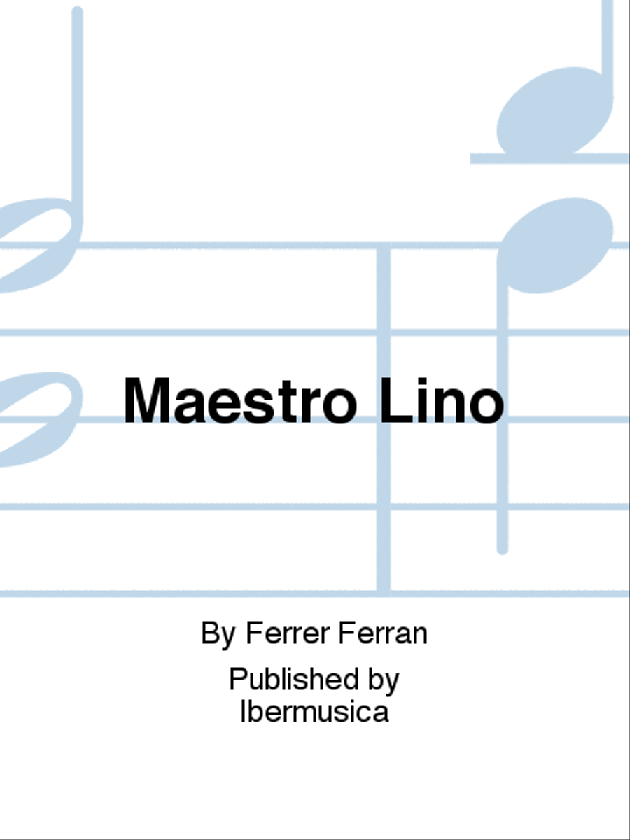 Maestro Lino Maestro Lino Concert Band scores gallery preview page 1