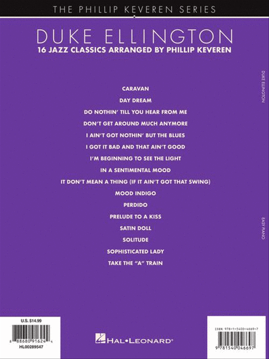 Duke Ellington Easy Piano scores gallery preview page 8