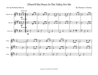 There'll Be Peace In The Valley For Me (tra.arr.)