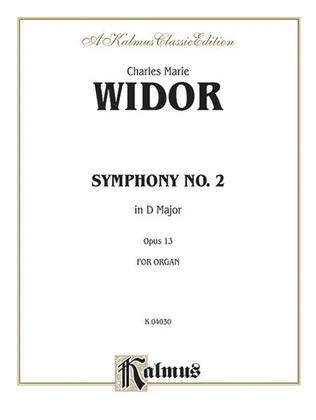 Book cover for Symphony No. 2 in D, Op. 13