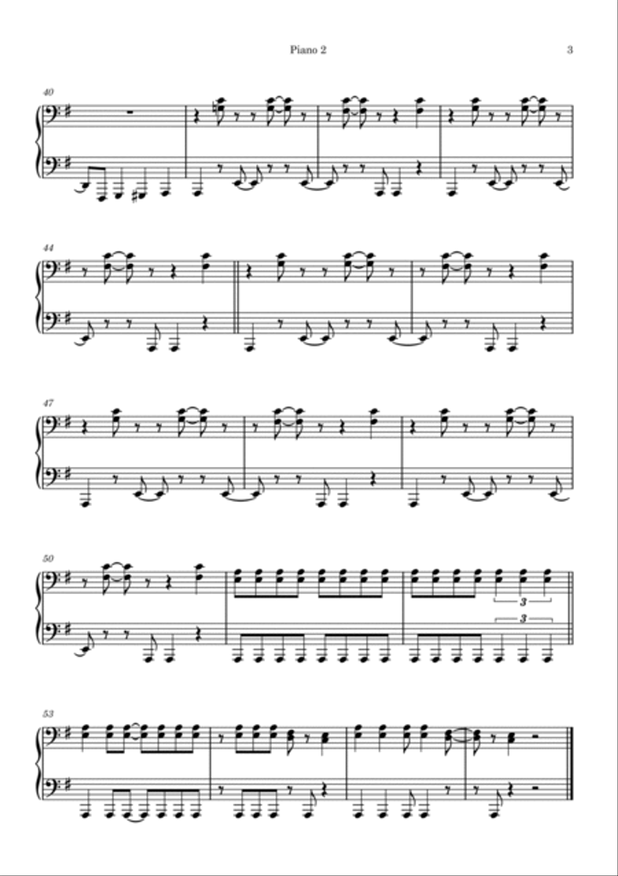 Oye Como Va 1 Piano, 4-Hands scores gallery preview page 3