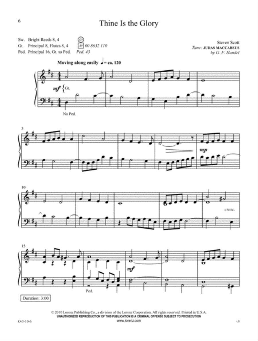 Easy Organ Library, Vol. 49 Organ scores gallery preview page 4