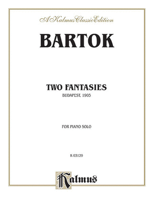 Book cover for Two Fantasies (Gmunden 1903)