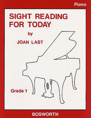 Book cover for Sight Reading For Today: Piano Grade 1