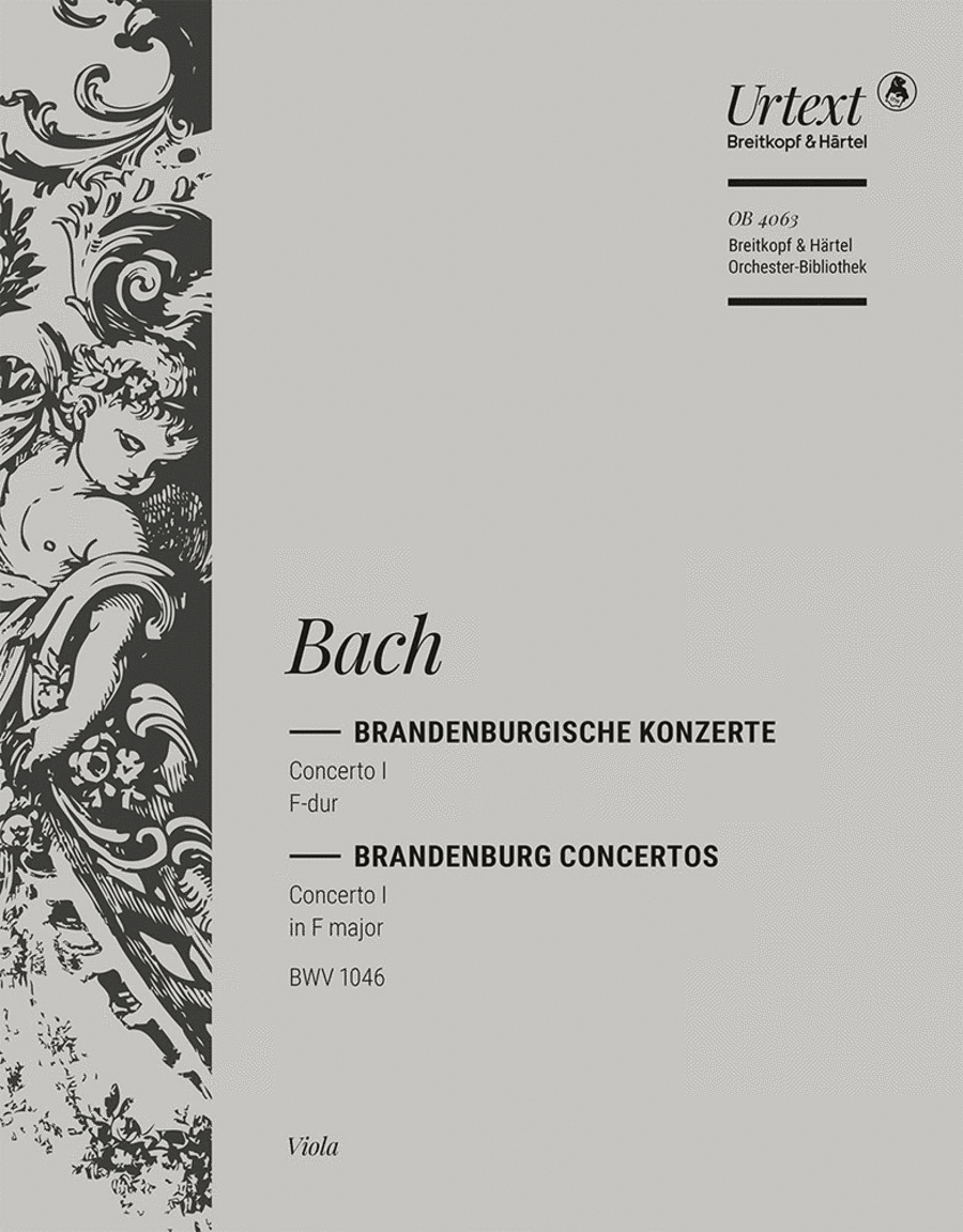 Brandenburg Concerto No. 1 in F major BWV 1046 Orchestra scores gallery preview page 1