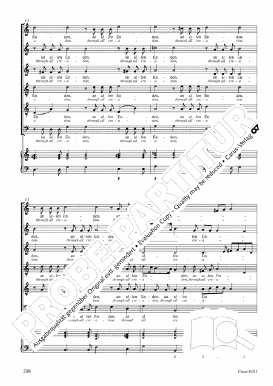 Schein: Israelsbrunnlein. Fontana d'Israel. Complete edition Choir scores gallery preview page 215