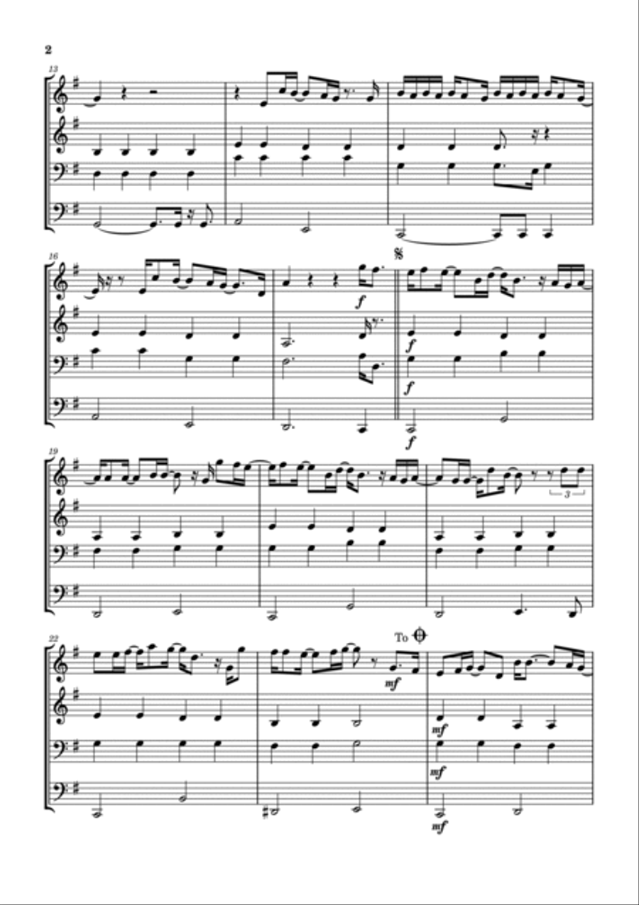 Carried Away Carried Away Brass Ensemble scores gallery preview page 3