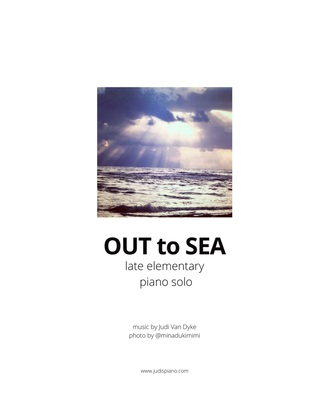 Book cover for OUT to SEA piano solo