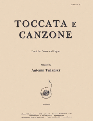 Book cover for Toccata E Canzone For Pno & Org Duet