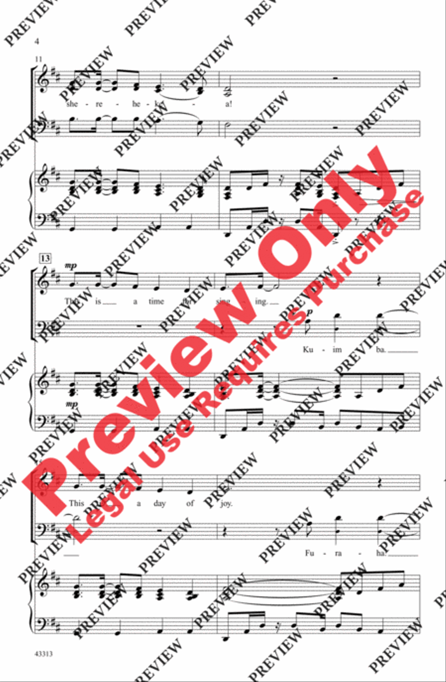 Sisi Sote - SoundTrax CD (CD only) Choir scores gallery preview page 4