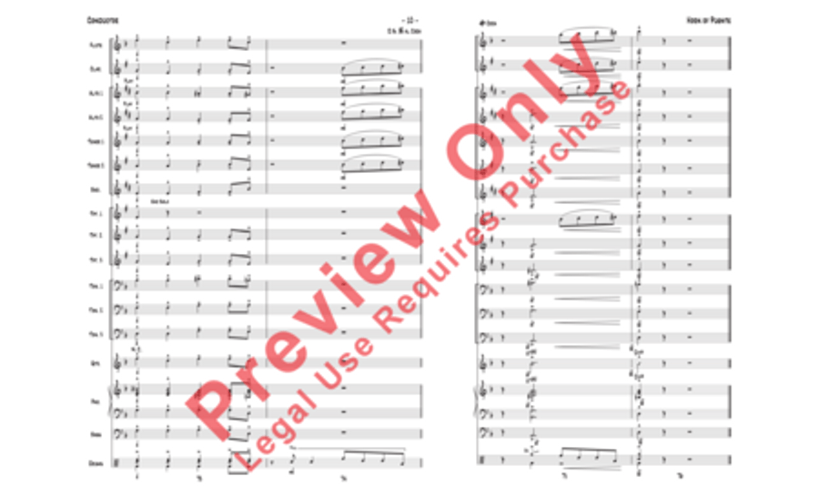 Horn of Puente Horn of Puente Jazz Ensemble scores gallery preview page 25