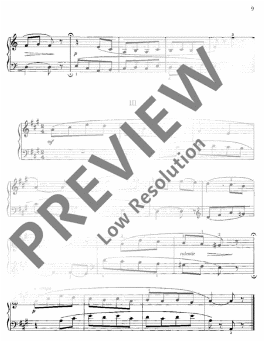 Plaisirs du Piano Piano Solo scores gallery preview page 10