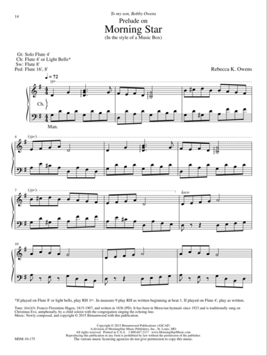 Angels We Have Heard on High: 5 Organ Pieces for Advent and Christmas Organ scores gallery preview page 5