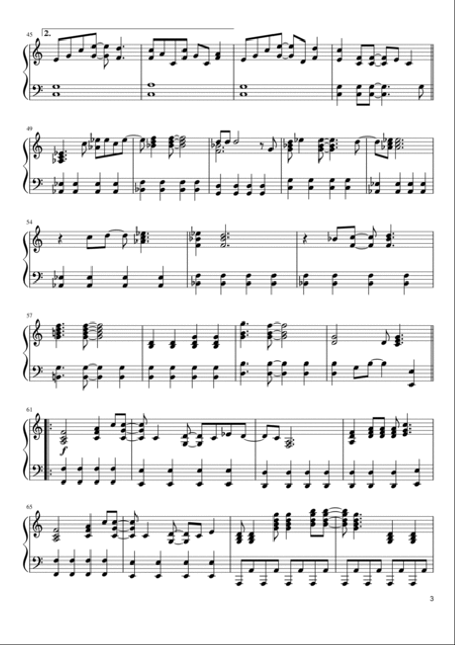 Tiny Dancer Piano Solo scores gallery preview page 3